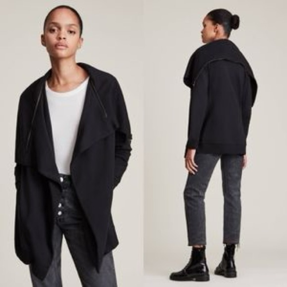 All Saints Dahlia zip sweater